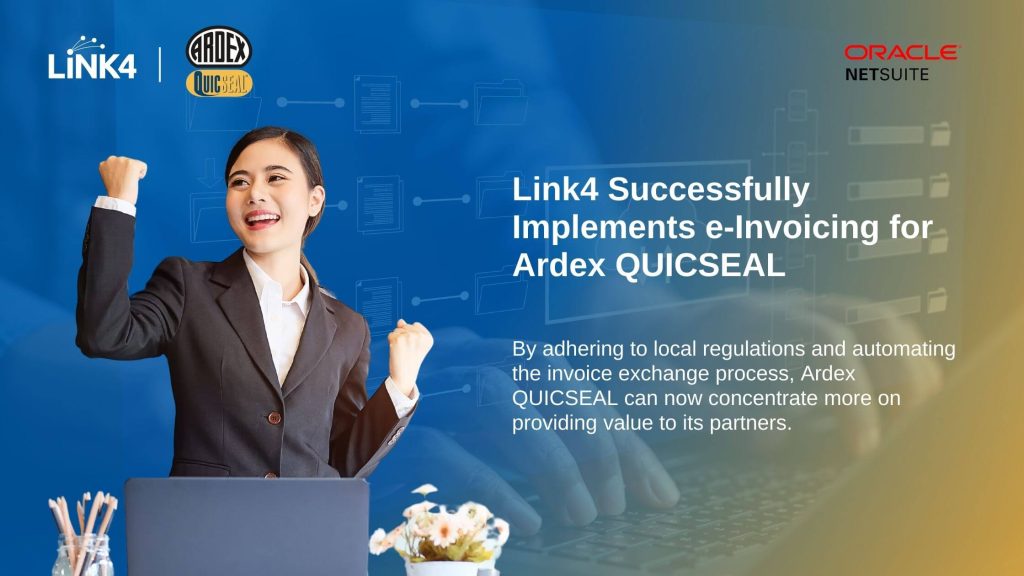 Link4 Successfully Implements e-Invoicing for Ardex QUICSEAL